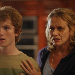 Randall Bentley ed Ashley Crow in una scena dell'episodio Eris Quod Sum di Heroes