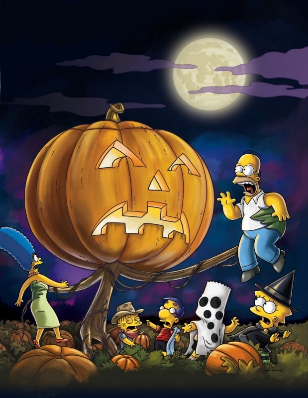 Un'immagine promozionale per l'episodio Treehouse of Horror XIX dei Simpson