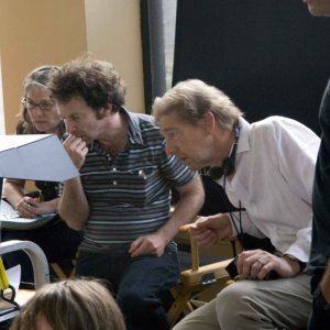 Charlie Kaufman sul set del film Synecdcoche, New York
