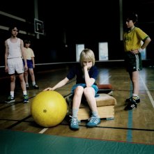 Kåre Hedebrant in una scena del film Let the Right One in