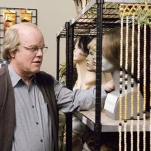 Philip Seymour Hoffman in una scena del film Synecdcoche, New York di Charlie Kaufman