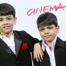 Festival del Film di Roma 2008: i giovani attori fratelli Arnav e Purav Bhandare presentano il film Tahaan