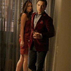 Leighton Meester ed Ed Westwick nell'episodio Chuck in Real Life di Gossip Girl