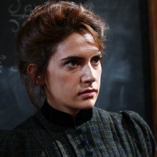 Maya Sansa in una sequenza della fiction Einstein