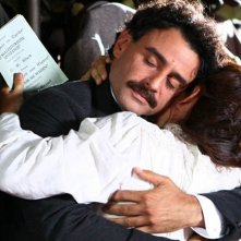 Vincenzo Amato nei panni di Albert Einstein nella biopic televisiva sullo scienziato