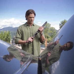 Jared Padalecki è Sam Winchester nella serie tv Supernatural, episodio: Yellow Fever