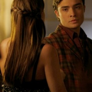 Leighton Meester e Ed Westwick in una scena dell'episodio 'There might be blood' della serie tv Gossip Girl