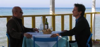 Luca Zingaretti e Cesare Bocci nell'episodio Le ali della sfinge de Il commissario Montalbano