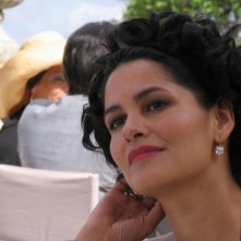 Mandala Tayde in una scena dell'episodio La pista di sabbia de Il Commissario Montalbano