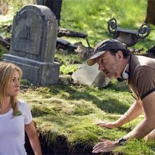 Anna Paquin ed Alan Ball sul set di True Blood