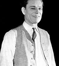 Lon Chaney durante la lavorazione del film The Miracle Man
