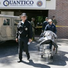 David McCallum e Mark Harmon in una scena dell'episodio 'Collateral Damage' della serie tv NCIS