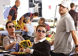 Kevin Dillon, Kevin Connolly e Jerry Ferrara in una sequenza dell'episodio 'Pie' di Entourage