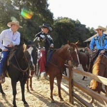 William Shatner e James Spader insieme a un collega nell'episodio 'Happy Trails' della serie tv Boston Legal
