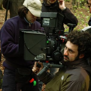 Federico Annicchiarico e Francesco Amato sul set.