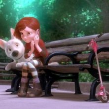 Un'immagine del film d'animazione Bolt prodotto dalla Disney
