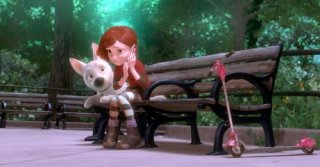 Un'immagine del film d'animazione Bolt prodotto dalla Disney