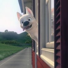 Un'immagine di Bolt, il cane eroe della Disney