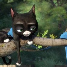 Una scena di Bolt, il nuovo film d'animazione Disney