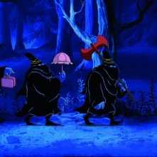 Una scena di Tiffany e i tre briganti