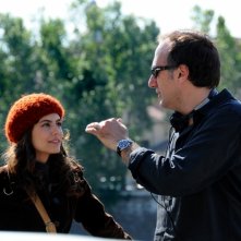 Alessandra Mastronardi e Stefano Sollima sul set di Romanzo Criminale - La serie