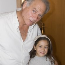 Giulia Bellu e Giorgio Colangeli sul set