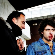 Stefano Sollima e Roberto Infascelli sul set della serie televisiva ispirata a Romanzo Criminale