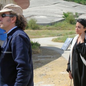 Giuseppe Moschella sul set de L'Avvoltoio