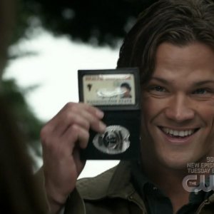 Jared Padalecki è Sam Winchester nell'episodio 'Wishful Thinking' della quarta stagione di Supernatural