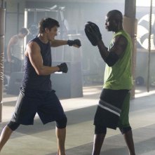 Sean Faris E Djimon Hounsou In Una Scena Del Film Never Back Down 95676