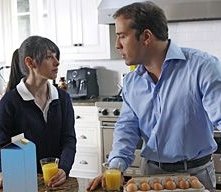 Cassidy Lehrman e Jeremy Piven in una scena dell'episodio 'Seth Green Day' della quinta stagione di Entourage