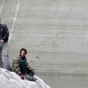 Filippo Timi ed Elio Germano in un'immagine del film Come Dio comanda