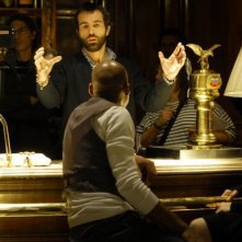 Il regista Christian Molina sul set del film Diario di una ninfomane