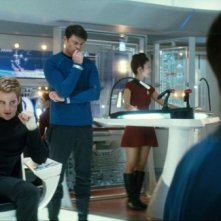 Chris Pine Karl Urban John Cho E Zachary Quinto In Una Scena Di Star Trek 2009 96449