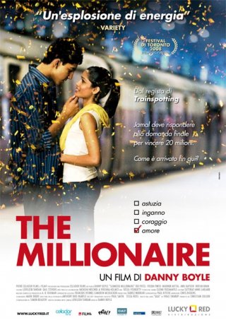 La locandina italiana di The  Millionaire
