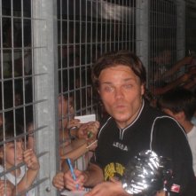 Barbato De Stefano in occasione di una Partita del Cuore della Nazionale Attori.