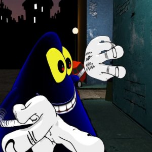 Una immagine della serie d'animazione Cattivik