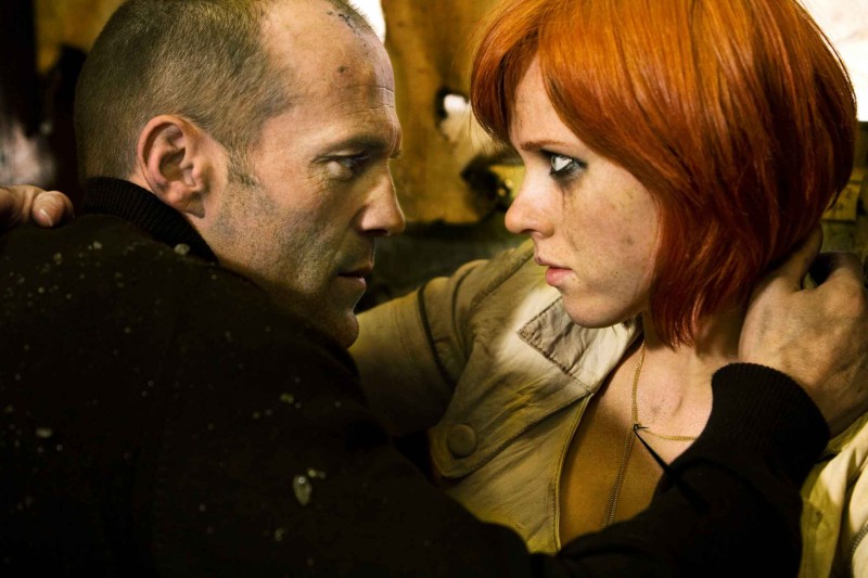 Jason Statham and Natalya Rudakova in a scene from the movie Transporter 3