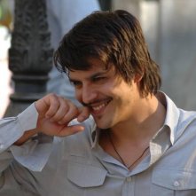 Mehmet Gunsur sul set del film Se chiudi gli occhi