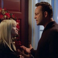Reese Witherspoon e Vince Vaughn in una scena della commedia natalizia Four Christmases