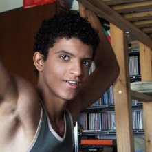 Amine Slimane sul set del film Diari