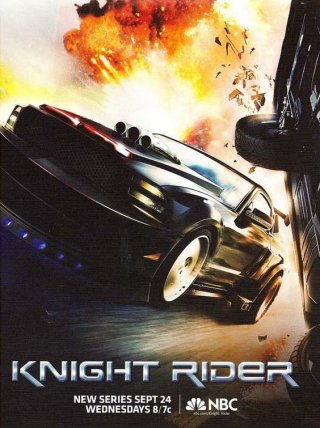Un poster della serie TV Knight Rider