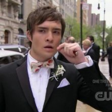 Ed Westwick nell'episodio 'Le strade si dividono' della serie tv Gossip Girl