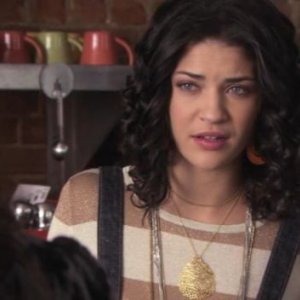 Jessica Szohr in una scena dell'episodio 'Bugie e Videotape' della serie tv Gossip Girl