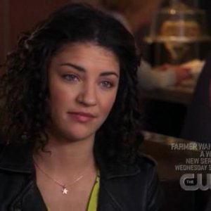 La bella Jessica Szohr in una scena dell'episodio ' L'arrivo di Georgina ' della serie tv Gossip Girl