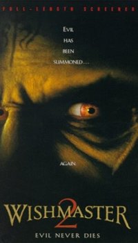 Locandina di Wishmaster 2 - Il male non muore mai