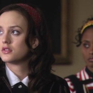 Leighton Meester in una sequenza dell'episodio 'Bugie e Videotape' della serie tv Gossip Girl