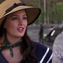 Leighton Meester negli istanti finali dell'episodio ' Le strade si dividono ' della serie tv Gossip Girl