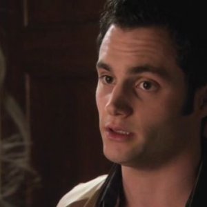 Penn Badgley in un momento dell'episodio 'Bugie e Videotape' della serie tv Gossip Girl