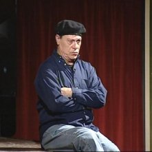 Vittorio Marsiglia durante lo spettacolo teatrale 'Isso, essa e'o malamente'